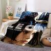 Leon Movie Poster Flannel Blanket Super Soft Warm Cozy Blanket for Sofa Bed Office Travel All‑Season Home Decor Gift