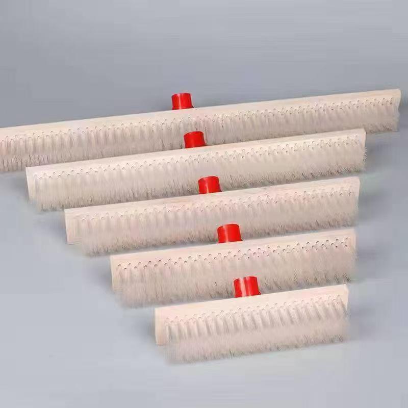 Wooden Long-Handle Stiff Bristle Scrub Brush for Floors, Bathroom, Kitchen, and Outdoor Use