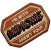 David Bowie I'm With David Bowie Aren't You? Iron On Patch