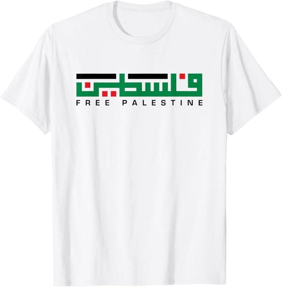 Свободная Палестина Газа Флаг Арабская Свобода для Палестинцев Унисекс Футболка S