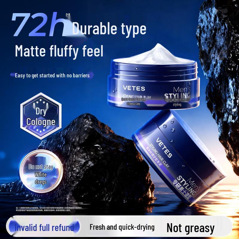 VTS Men s Matte Volumizing Hair Clay