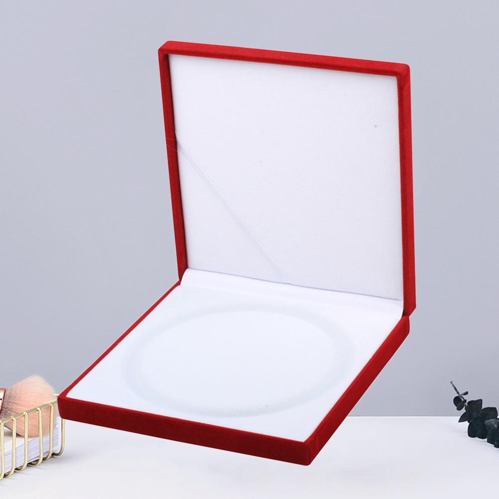 Delicate Soft Jewelry Packaging Gift Box Premium Material Exquisite Necklace Storage Case Ring Holder Elegant Display Container