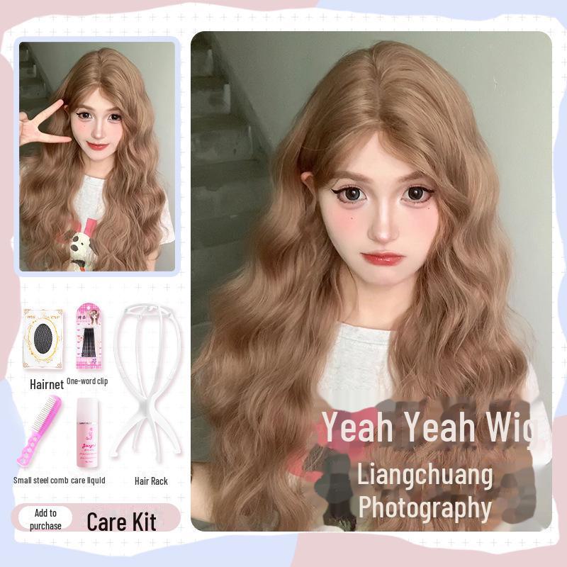 Yeye Summer Lace Wig: Natural-Looking Middle Part Long Curly Hair
