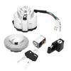 CNC Cutting Leak Free Motorcycle Ignition Switch for Helmet Steering Lock Key, Repair Replacement for VT600 Magna 250