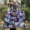 Eco-Friendly Foldable Korean Style Portable Shopping Bag - Medium Size Handbag