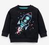 European Style Children's Cotton Long Sleeve Terry Hoodie for Spring and Autumn