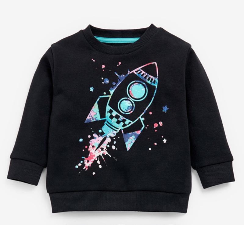 European Style Children s Cotton Long Sleeve Terry Hoodie for Spring and Autumn 3T (100)
