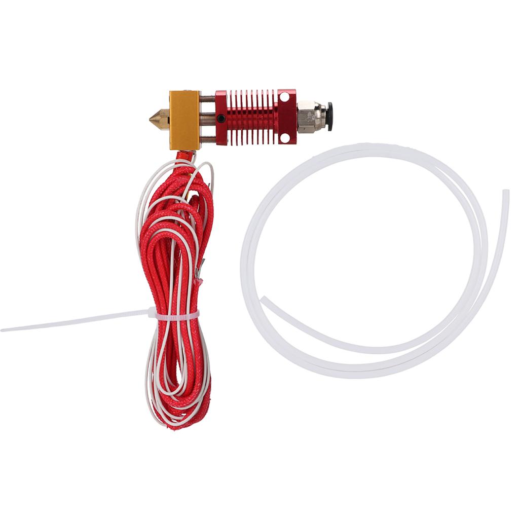 CR10 Red Extruder Hotend Kit External Threaded Connection 3D Printer Accessories(12V 40W)