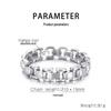 Punk Polished Stainless Steel Men's Geometric Bracelet – Fade Resistant
