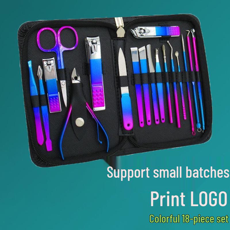High-End Stainless Steel Nail Clippers & Pedicure Set for Adults