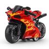 Trendy Mini Motorcycle Keychain Pendant: Cool Model Figurine Car Keyring Toy