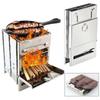 Camping Wood Burning Stove Portable Folding Camp Stove Collapsible Stove Campfire Stove for Outdoor Cooking Picnic Hiking BBQ