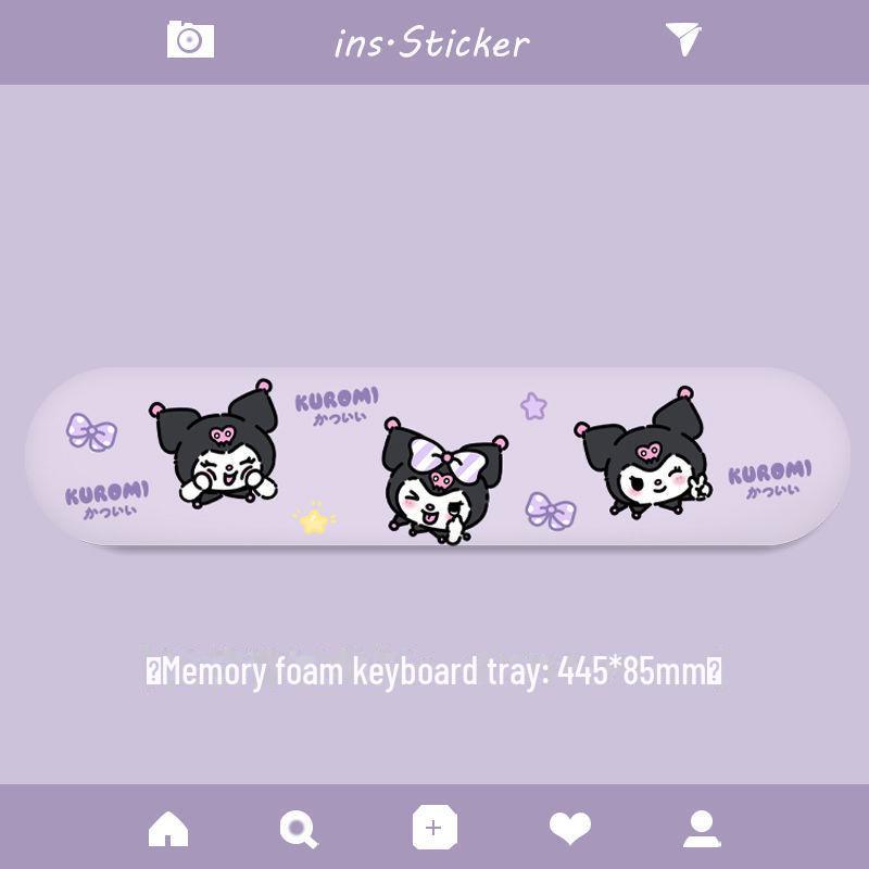 Corgi Puppy Mouse Pad with Wrist Rest for Office and Gaming - Cute Keyboard Hand Support for Small Desks