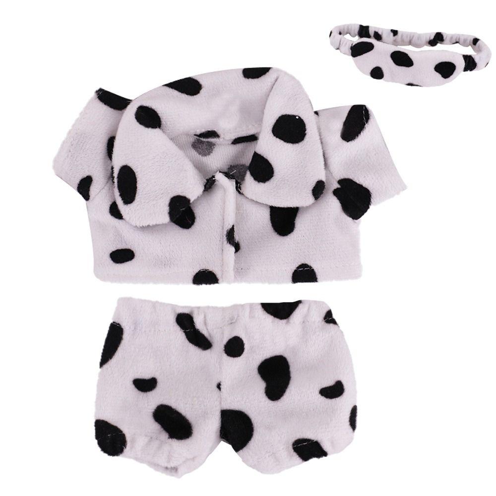 Košeľa Šortky Nášivka Oblečenie pre bábiky Doplnky pre bábiky 20cm Bábika Pyžamový oblek Po Rekvizity Kreslené zviera Hviezda Mini Blúzka Nohavice Set