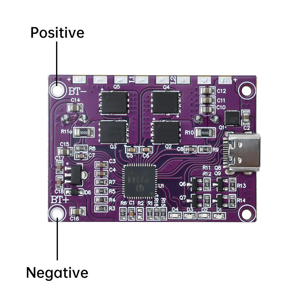 1S 1S 1S 6S Fast Charging Module IP1168 Bidirectional High Ppower 111W PD Type-C Power Bank Board for Laptops and Phones