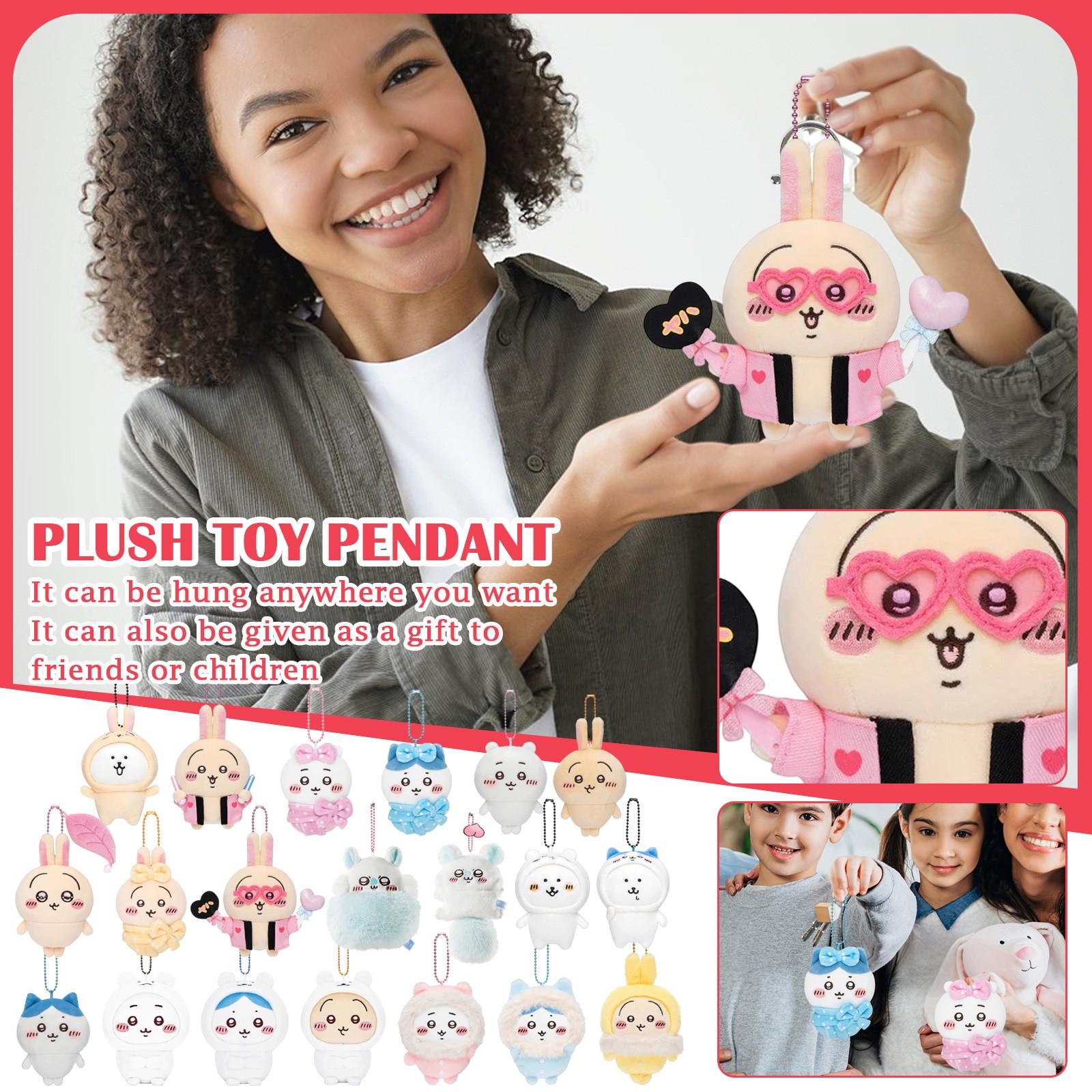 

Мультяшная милая кукла плюшевая игрушка брелок маленькая подвеска One Size