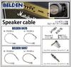 Belden 8470 Speaker Cable, 3.0ft (92cm) with S-S Plugs