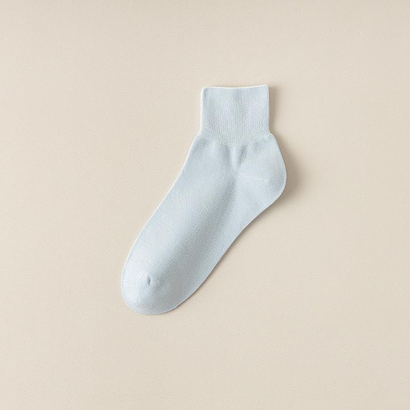 Sock - Summer Lightweight Pure Cotton Anti-odor Short Tube Socks Without Bones Versatile Cotton Socks
