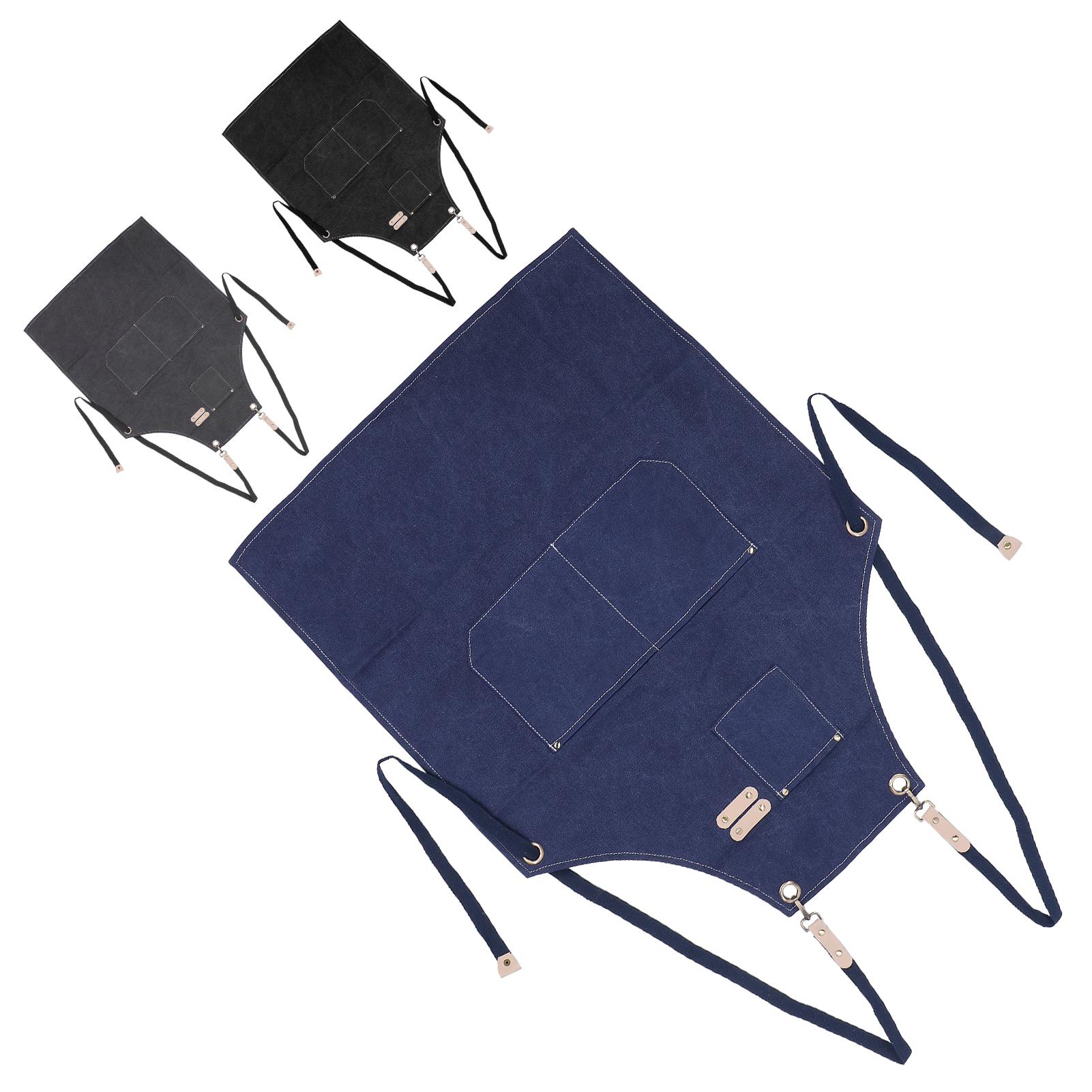 Фартук из хлопкового полотна с регулируемой спинкой — фото 6