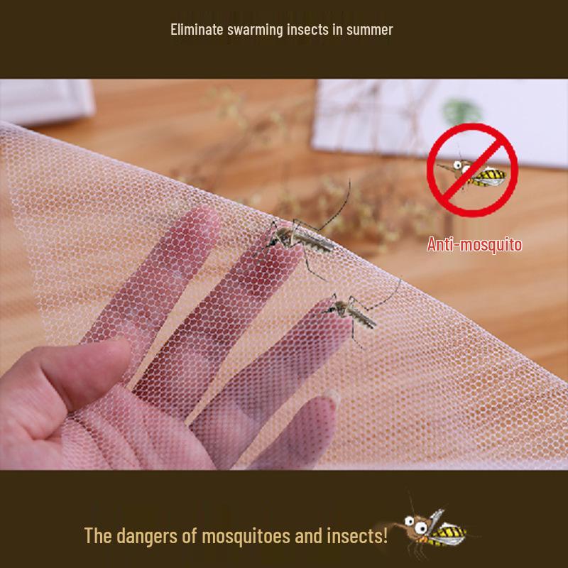 Self-Adhesive Invisible Window Screen Mesh: Anti-Mosquito, Easy-Remove, Washable Magic Tape