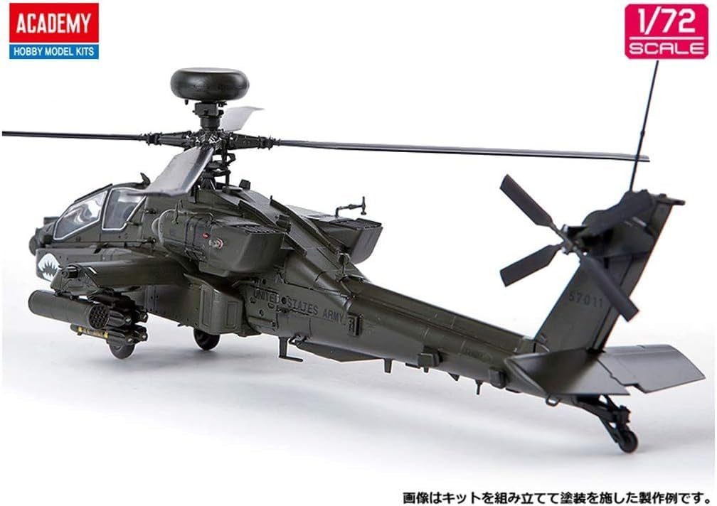 Academy 1/72 AH-64D Apache Block II Late Model Plastic Model Kit 12551