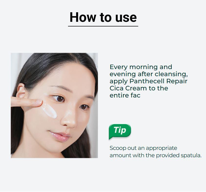 BIOHEAL BOH Panthecell Repair Cica Cream 50mL + Refill 50mL - Soothing, Moisturizing & Skin Barrier Repair Set