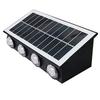 Solar Wall Light Outdoor Garden Decor With Rgb And Warm Light For Patio And Fence