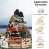 Rugby Style1 Customize Text Blanket Lightweight Customizable Blanket Soft & Cozy for Home Decor Sofa Living Room Bedding All-Season Use