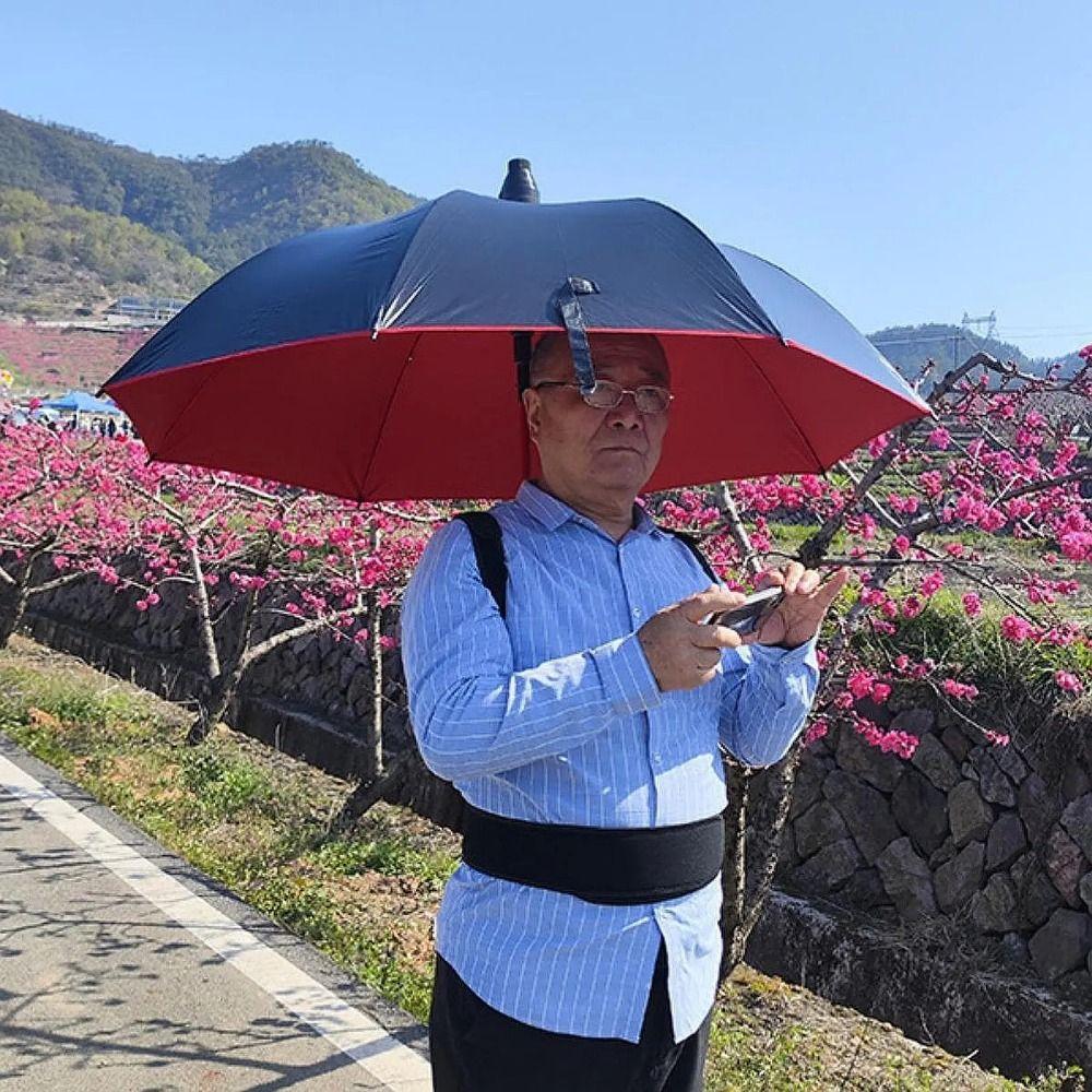 Adjustable Backpack Umbrella Harness Body Mounted Back Harness Umbrella Frame Farming