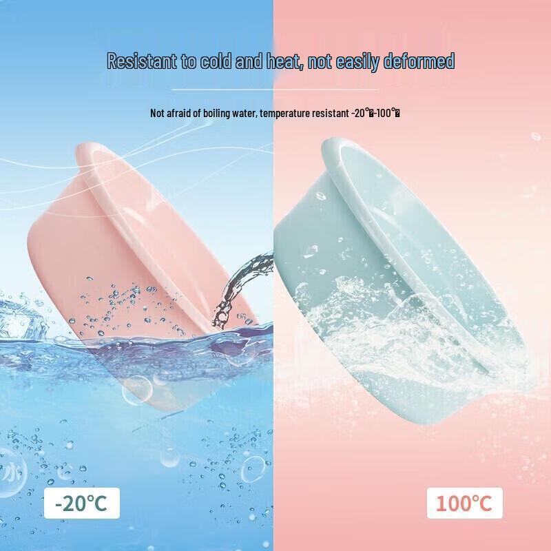 Plastic Wash Basin and Bucket Set