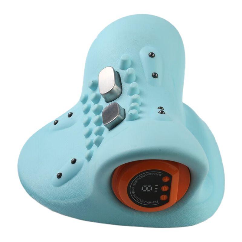 Good-Portable For Neck Massage Pillow, 3 In 1 For Neck& Shoulder Heating Relaxer For Home,Office Use