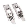  2 Pack Boat Anti Rattle  , Stainless Steel Lockable Marine   Hold Down Clamp for Boats Yacht RV, with Keyhole and Padlock Hole   Door Fas