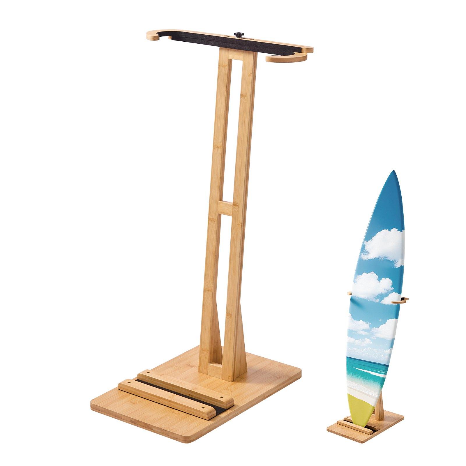 VEVOR Vertical Surfboard Stand, Wooden Surfboard