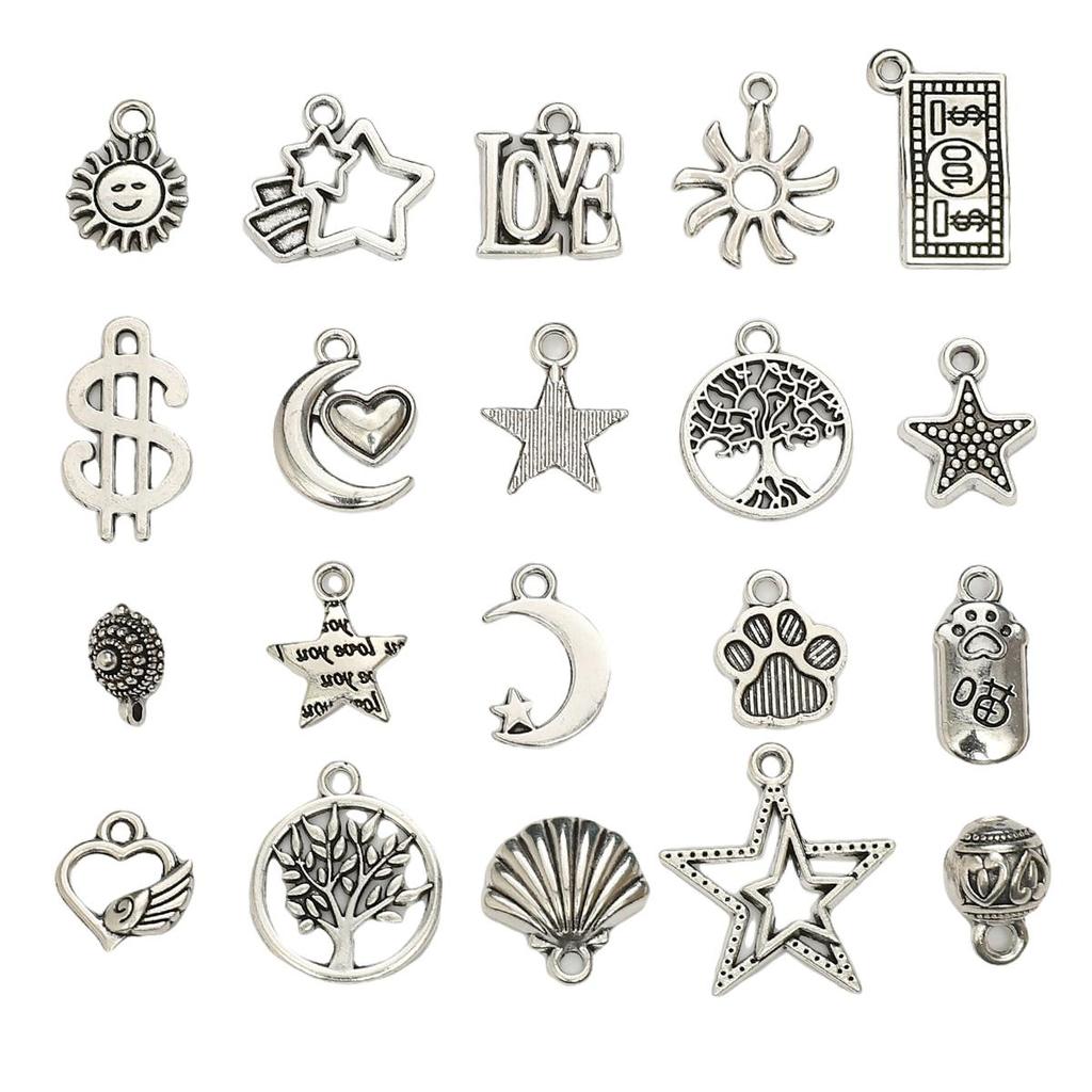 5/10pcs/bag Special-Shaped Alloy Pendant DIY Bracelet Necklace Earrings Jewelry Accessories