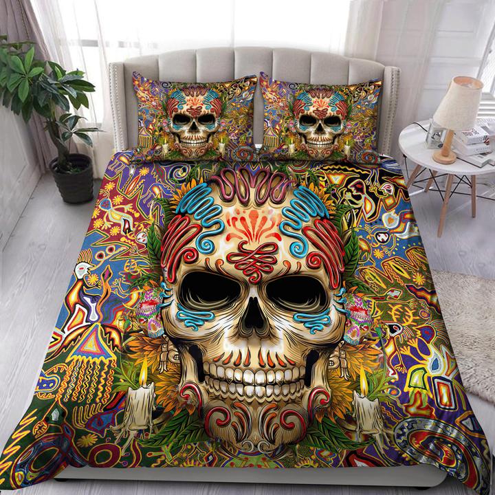 Bedding Set Duvet Cover Skull Home Bedding Suit Gift
