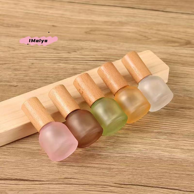 M-1Pc 10ml Glass Roller Bottle Perfume Roll On Bottle Mini Essential Oil Containers Sample Empty Bottle Travel Refill Vials