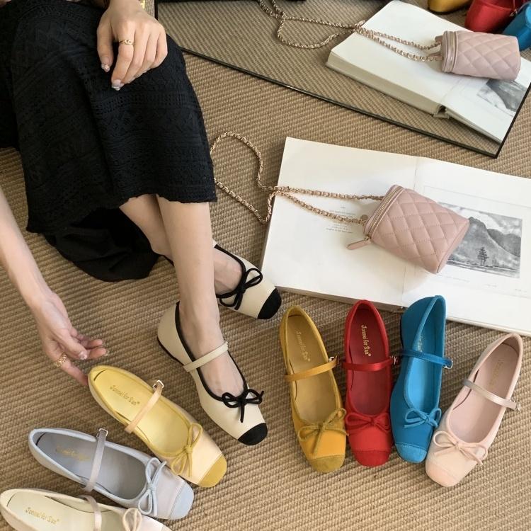 Fashion Shallow Mouth Summer Shoes Ladies Ballerinas Woman 2025 Elegant Female Footwear Ballet Comfortable Dress New Sweet Ballerinas Wo
