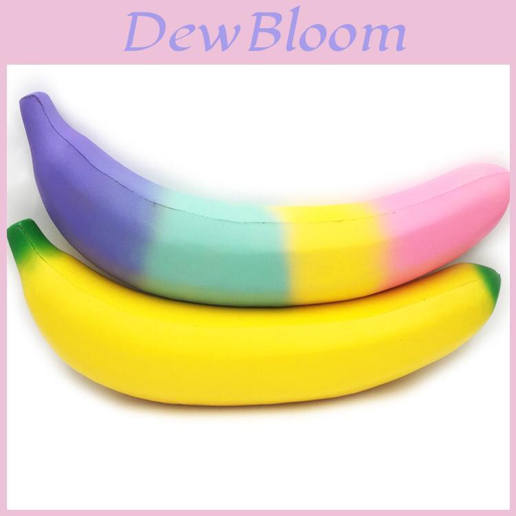 Giocattolo Spremibile a Forma di Banana in Schiuma PU con Design Realistico di Frutta per Bambini e Adulti