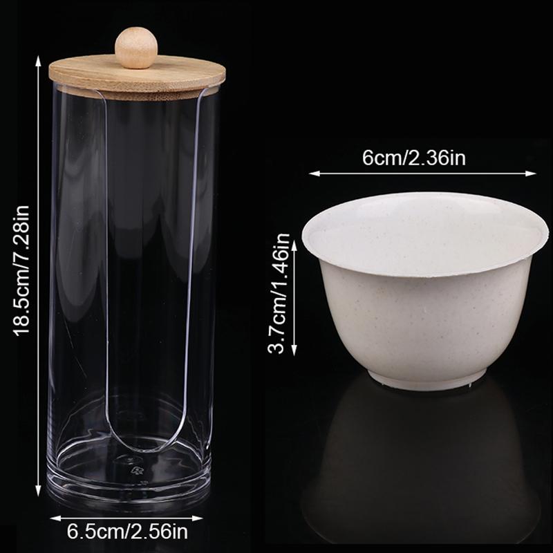 1Pc Transparent Cup Holder Or 50 Disposable Kung Fu Tea Cup Rice Husk Fiber Cup High Temperature Resistant Degradable Test Cups