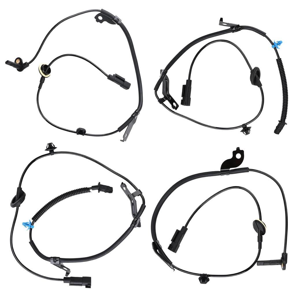 4 Pcs ABS Wheel Speed Sensors Compatible with Mitsubishi Lancer Outlander RVR 2011 2012 2013 2014 2015 2016 2017, Replacement for 4670A031, 4670A032,