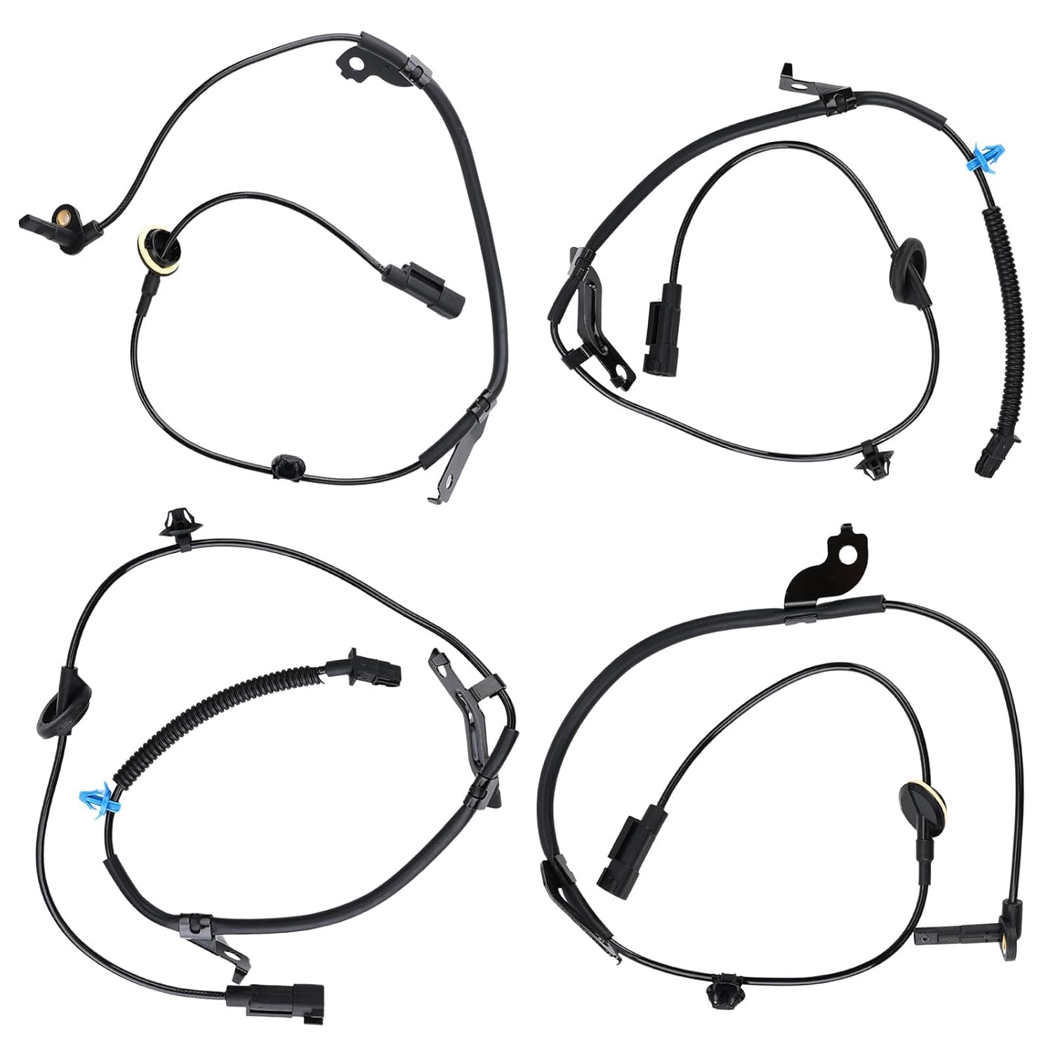 

4 Pcs ABS Wheel Speed Sensors Compatible with Mitsubishi Lancer Outlander RVR 2011 2012 2013 2014 2015 2016 2017, Replacement for 4670A031, 4670A032,