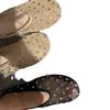 Niche premium Mary Jane shoes mesh yarn breathable rhinestone shallow mouth flat sole shoes women