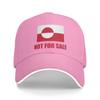 Flag Of Greenland NOT FOR SALE   Baseball Cap Streetwear Men Adult Trucker Hat Hot Sale Design Hiking Fishing Baseball Caps