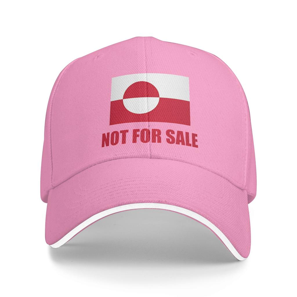 Flag Of Greenland NOT FOR SALE Baseball Cap Streetwear Men Adult Trucker Hat Hot Sale Design Hiking Fishing Baseball Caps