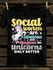 S Social Worker Slogan T-Shirt