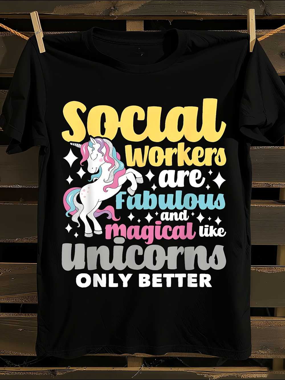 s Social Worker Slogan T-Shirt XXXL