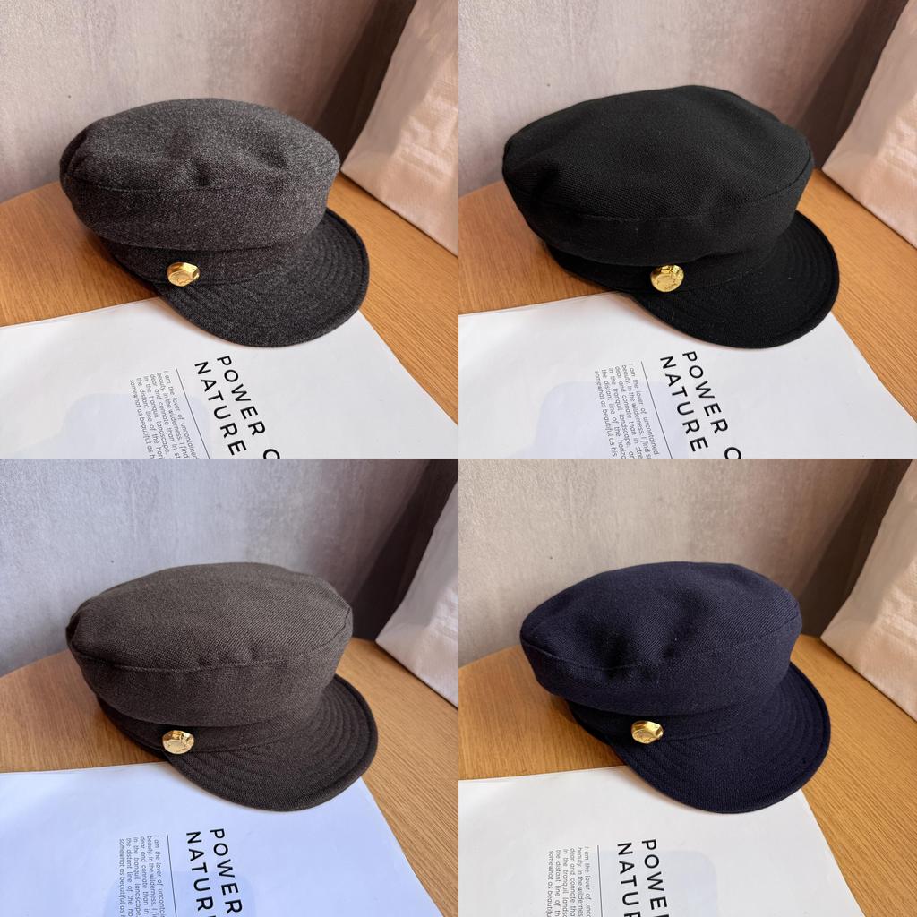 Wool Women Felt Newsboy Hat With Short Brim For Casual Autumn Winter Outfits