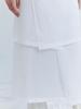 Akokeu Haze Sheer Wrap Skirt_White