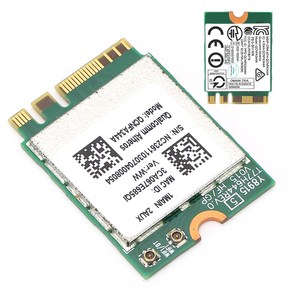 DualBand Wireless Network Card QCNFA344A WiFi for Bluetooth Chip Model Wirefree Module for Windows