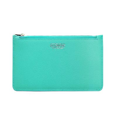 Slim Leather Women's Simple Long Wallet Ver2 - Mint